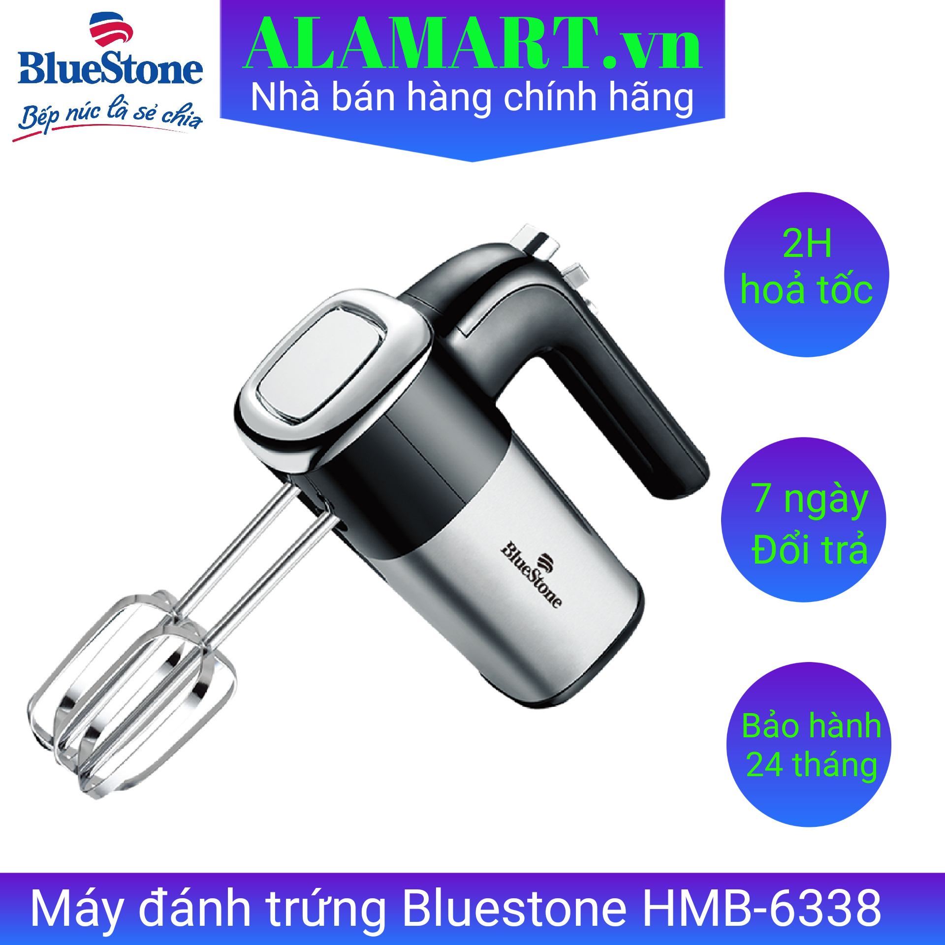 Máy đánh trứng Bluestone HMB-6338