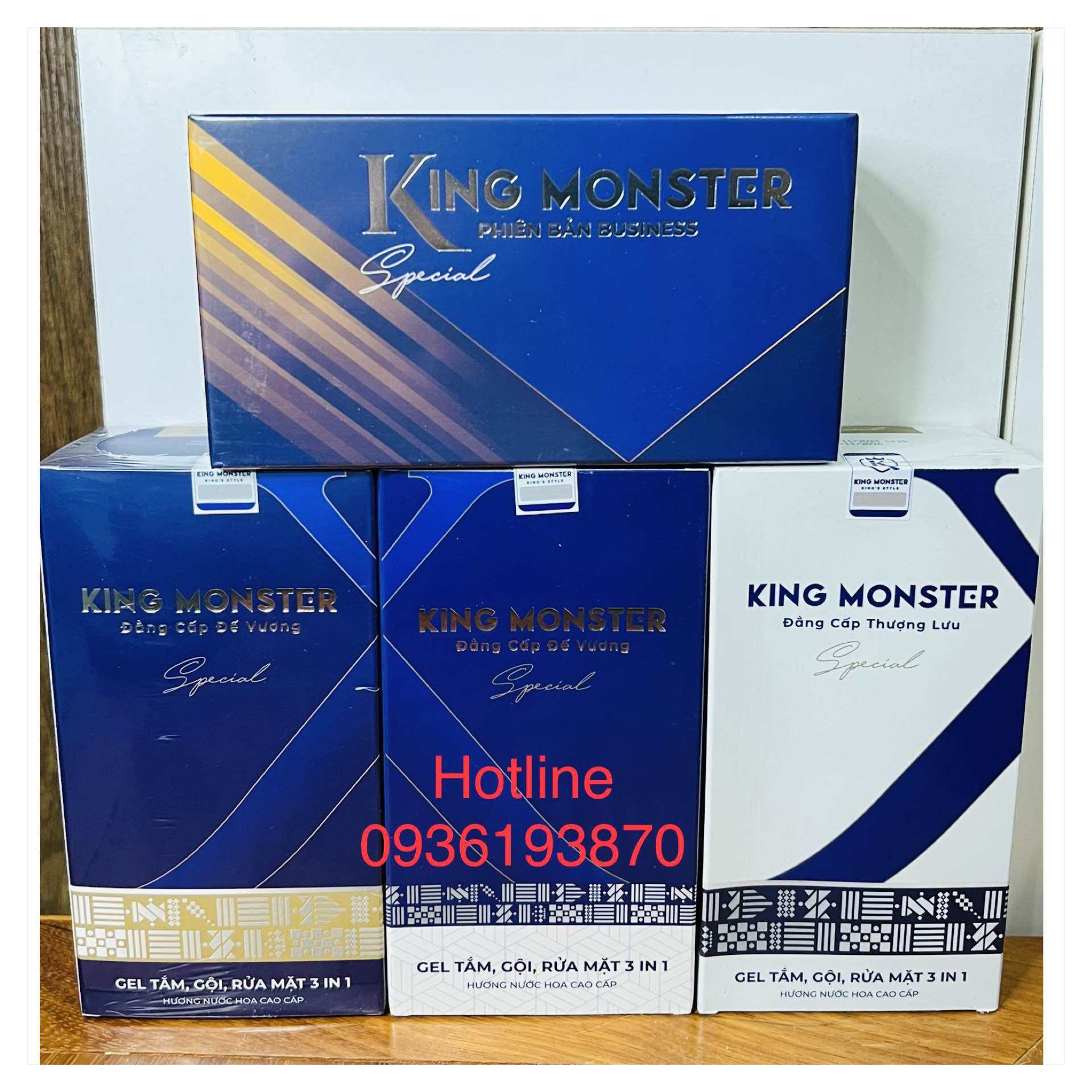 Sữa tắm gội KING MONSTER Sữa tắm gội hương nước hoa cao cấp