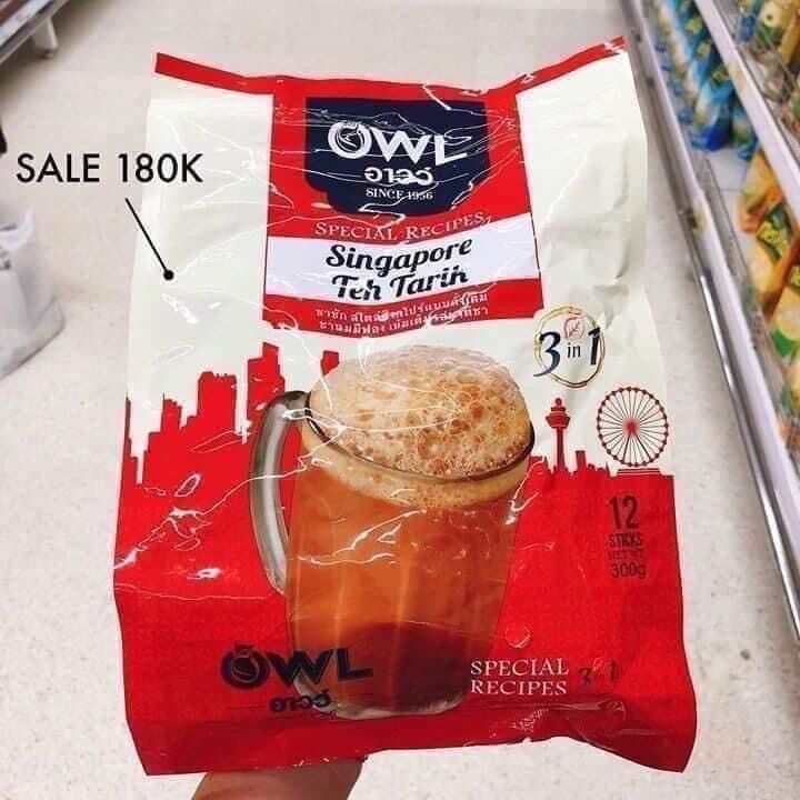 Trà sữa Owl singapore nhập khẩu thái lan