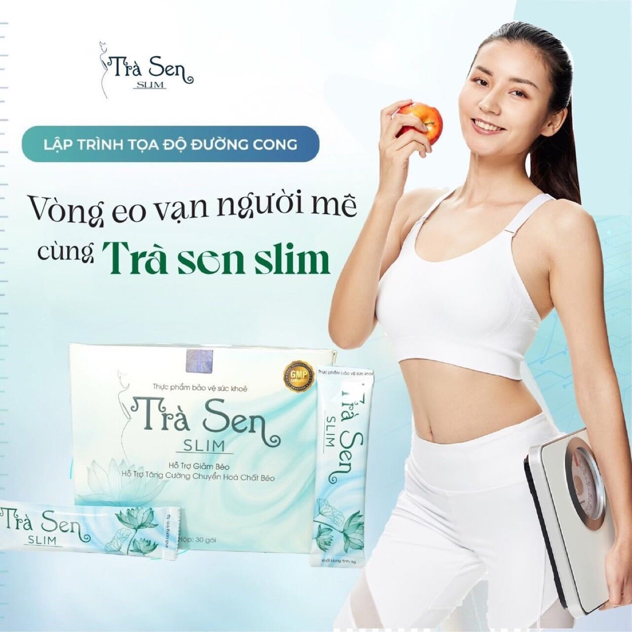 Trà sen slim giảm cân 30 gói