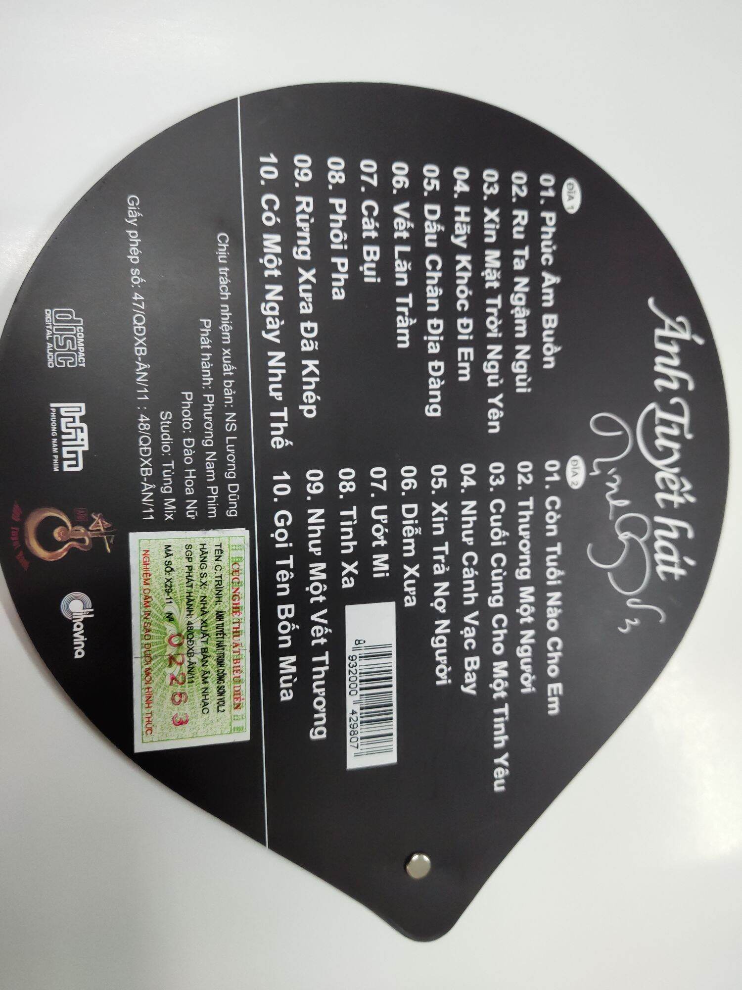 CD Ánh Tuyết hát Trịnh Công Sơn ( bộ 2 đĩa )