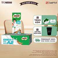 [ƯU ĐÃI THÁNG 11] [FREESHIP HCM] Thùng Sữa Lúa Mạch Nestle MILO A2 MỚI 48 hộp (4x180ml)
