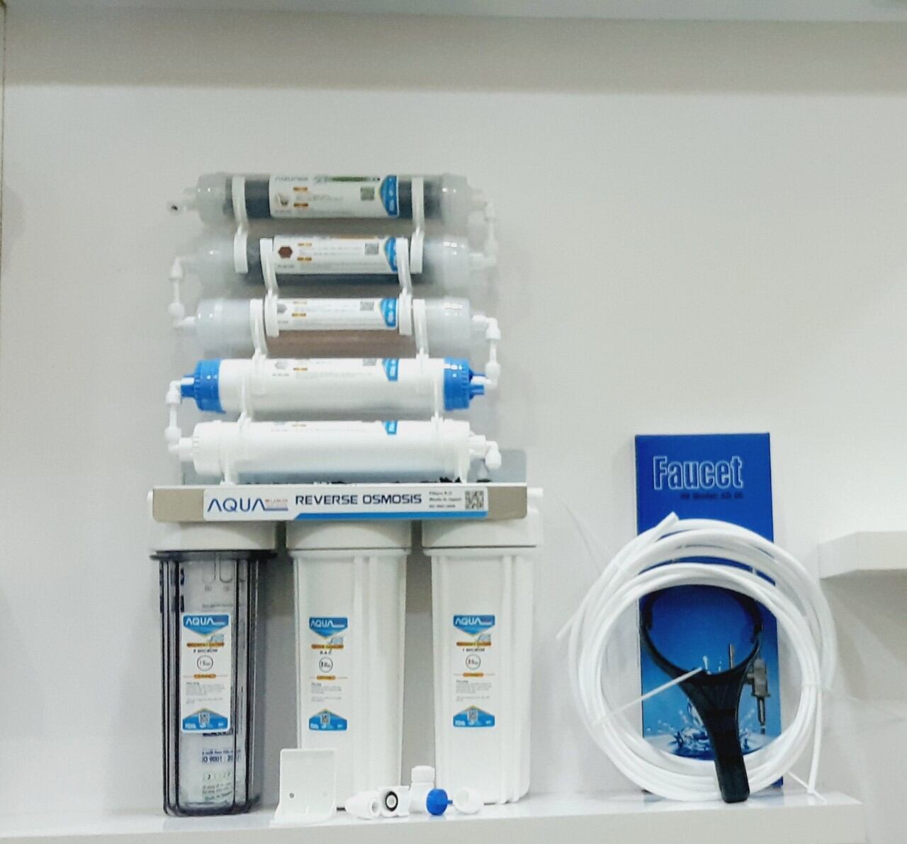 Bộ lọc nước Nano 8 cấp, không dùng điện, không nước thải