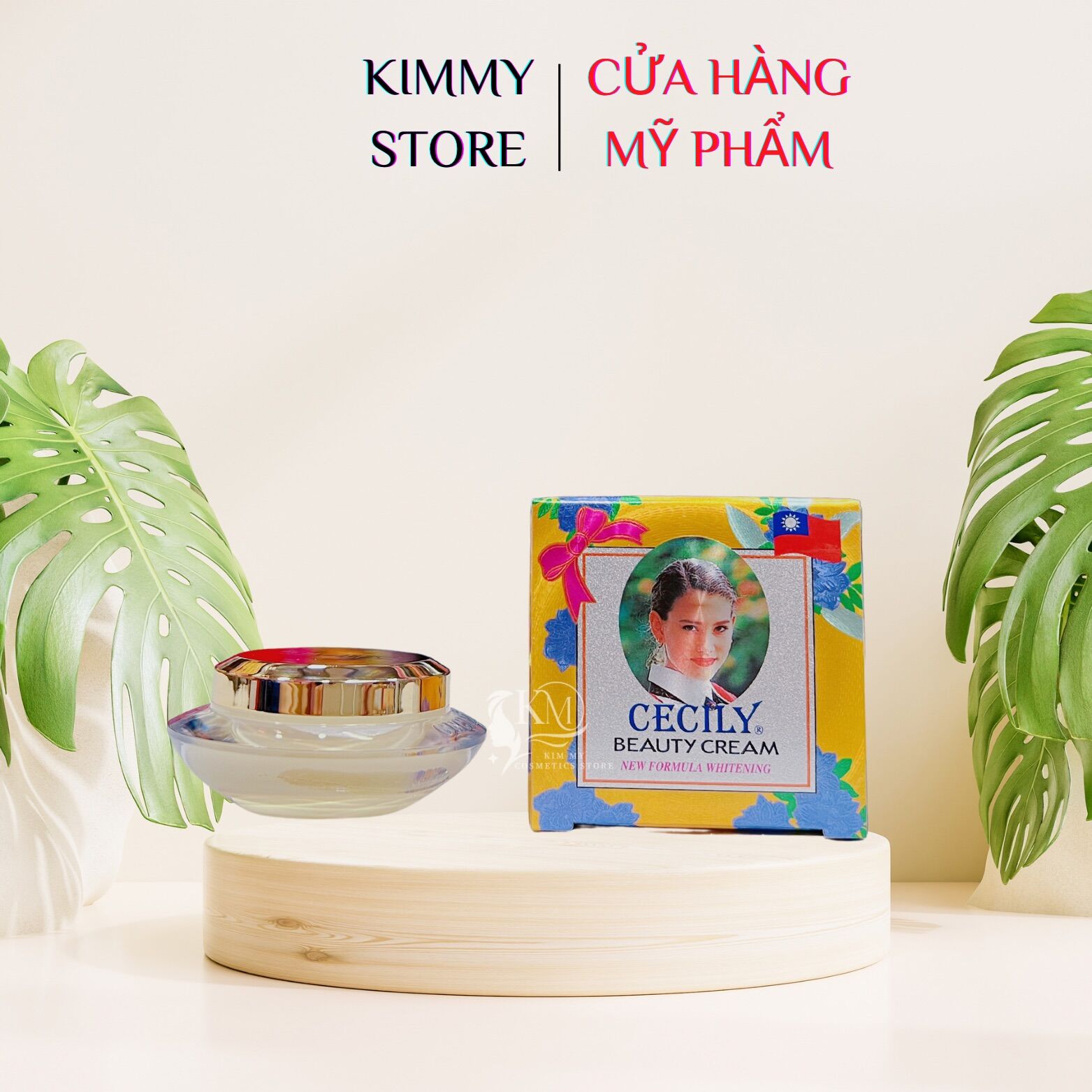 Kem nền trắng da Cecily beauty Cream 16g