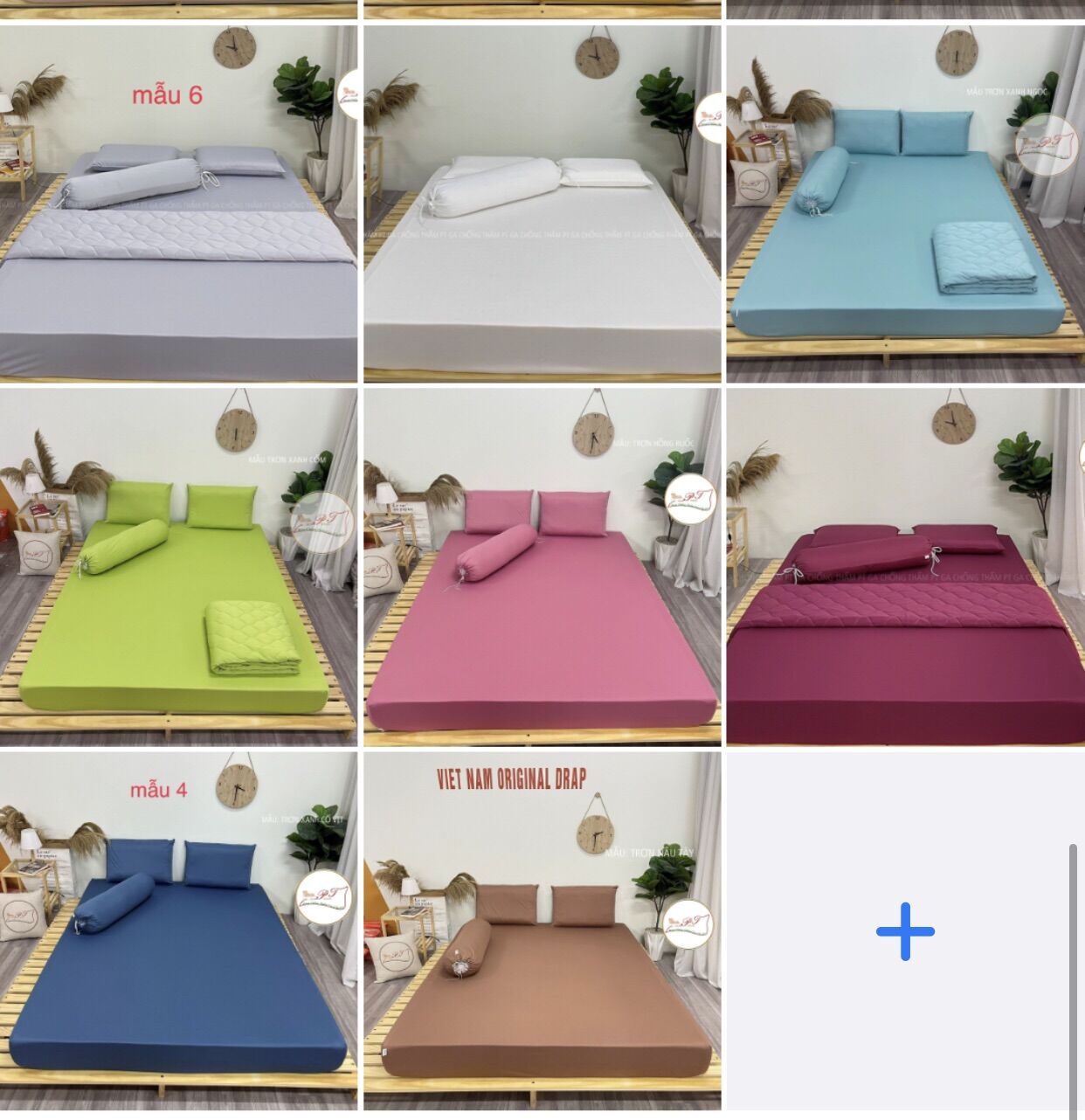 Ga chống thấm PT  thun lụa  kích thước 1m4*2m*10cm, 1m4*2m*20cm