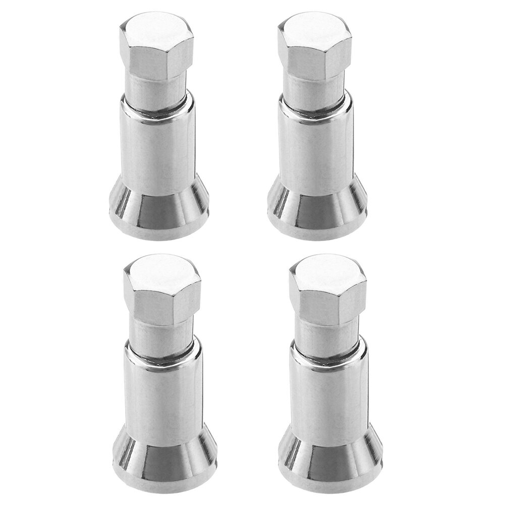 4 Tr413 Chrome Van Bánh Xe Thân Mũ Có Tay Cho Ô Tô & Xe Tải Lốp Lục Giác Mũ