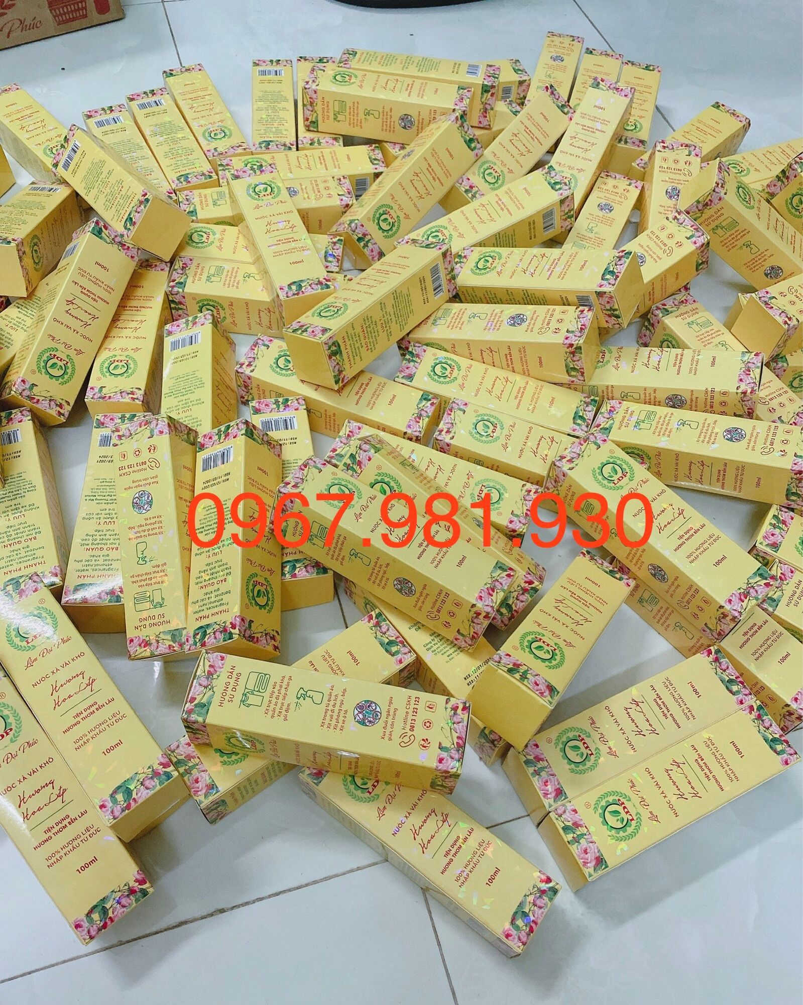 NƯỚC XẢ VẢI KHÔ ( màu vàng ) - LÂM ĐẠI PHÚC