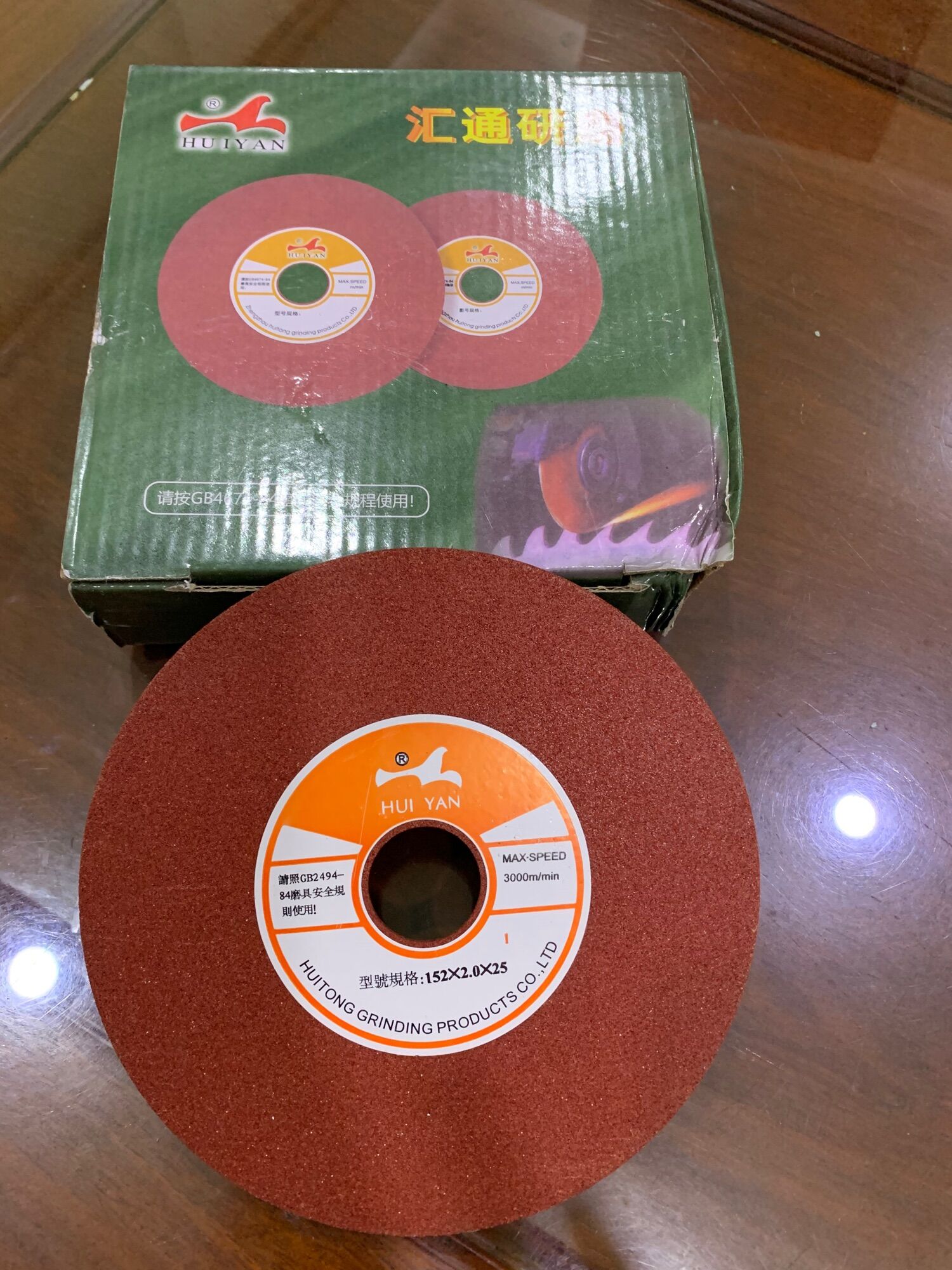 ĐÁ MÀI LƯỠI HỢP KIM TỰ ĐỘNG PHI 152*1.6mm*25 VÀ 152*2.0mm