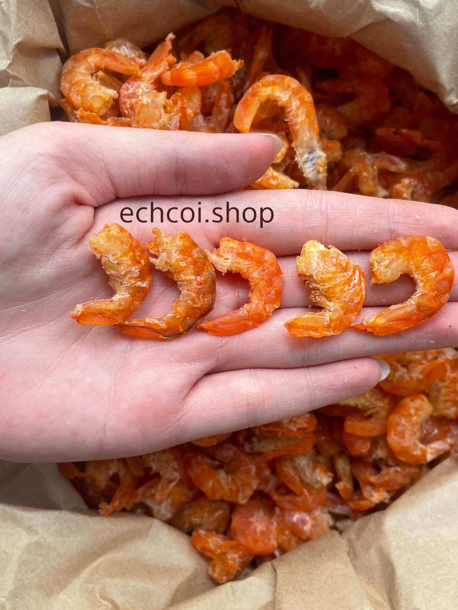 200gr tôm khô ngon ngọt không phẩm màu , thủ công truyền thống