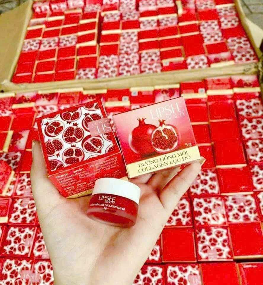 Son Dưỡng Hồng Môi Collagen Lựu Đỏ LIPS.HE #Chính_Hãng. SON DƯỠNG HỒNG MÔI TỐT NHẤT HIỆN NAY...BỎ QUA EM NÀY THÌ QUÁ TIẾC. Son dưỡng môi chiết xuất lựu đỏ giúp nuôi dưỡng môi, dưỡng ẩm môi,