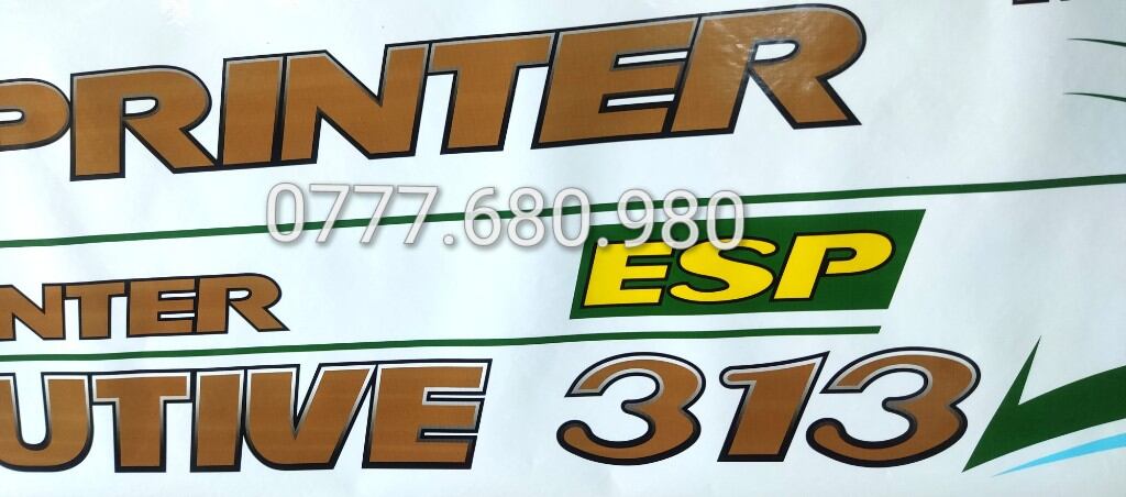 BỘ TEM XE MERCEDES SPRINTER 16 CHỖ ( MERCEDES VUÔNG )