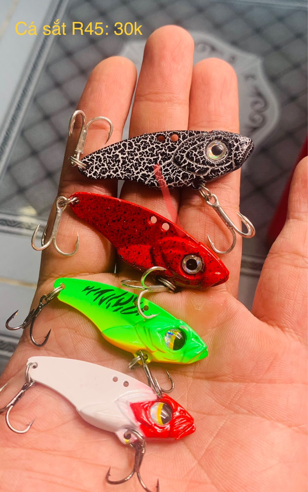 Mồi câu lure- cá sắt r45