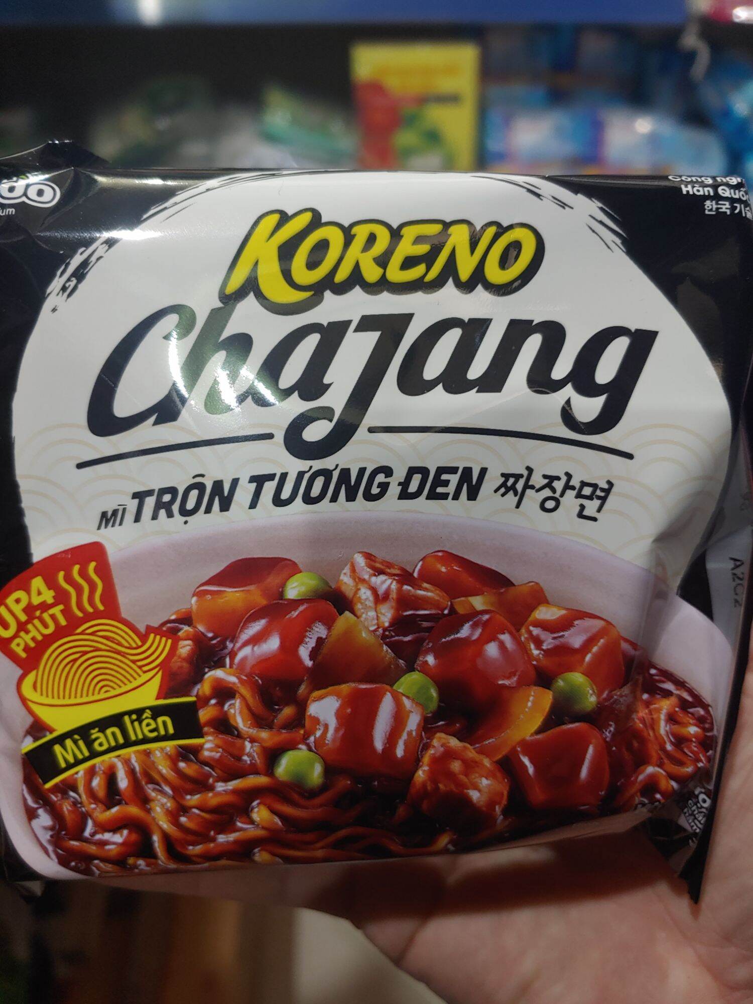 Mì trộn tương đen koreno các vị