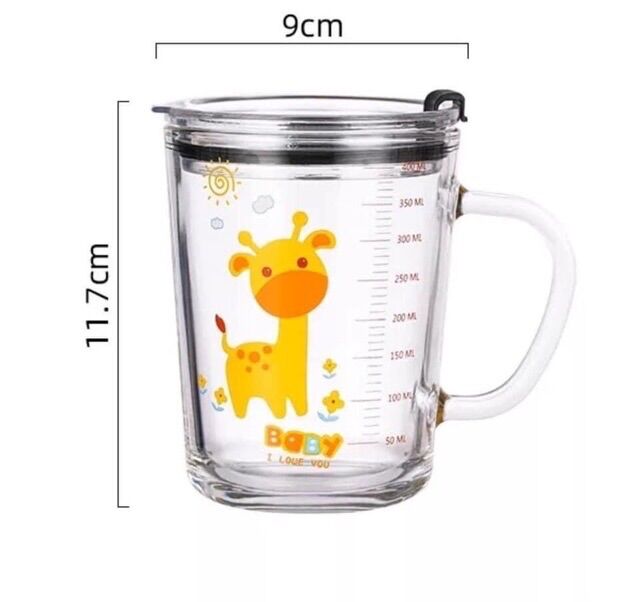 Cốc thuỷ tinh uống nước chia vạch tiện lợi