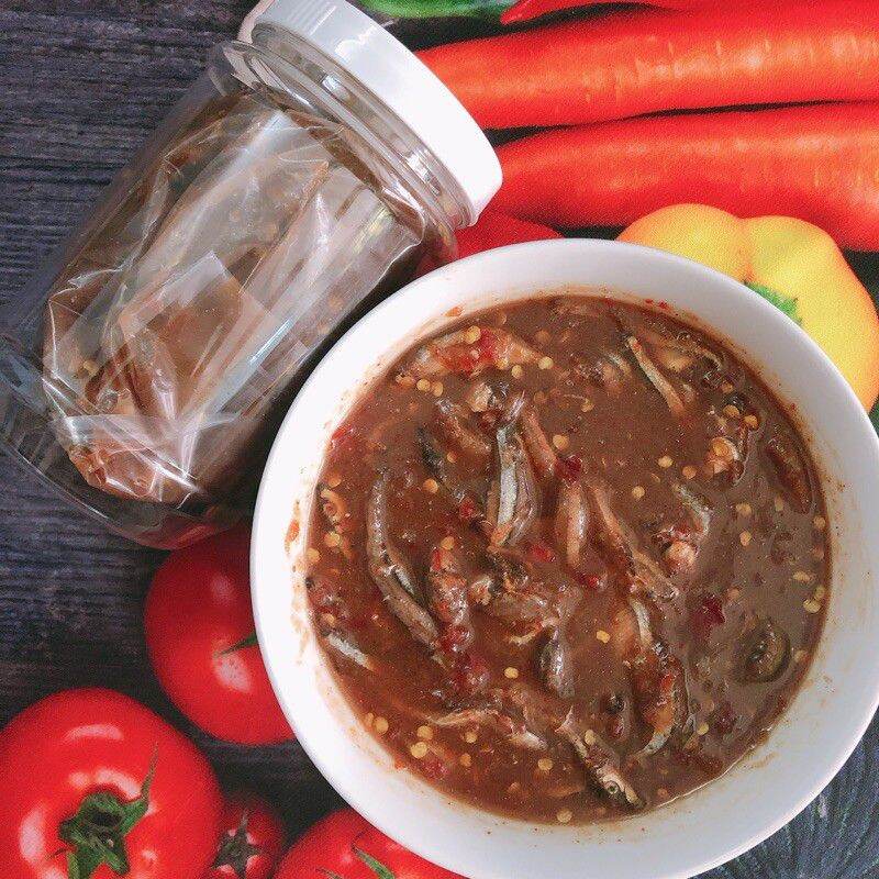 Mắm Cá Cơm Nguyên Con( Mắm cái Con) _ Quảng Ngãi ( Chai 400gr)