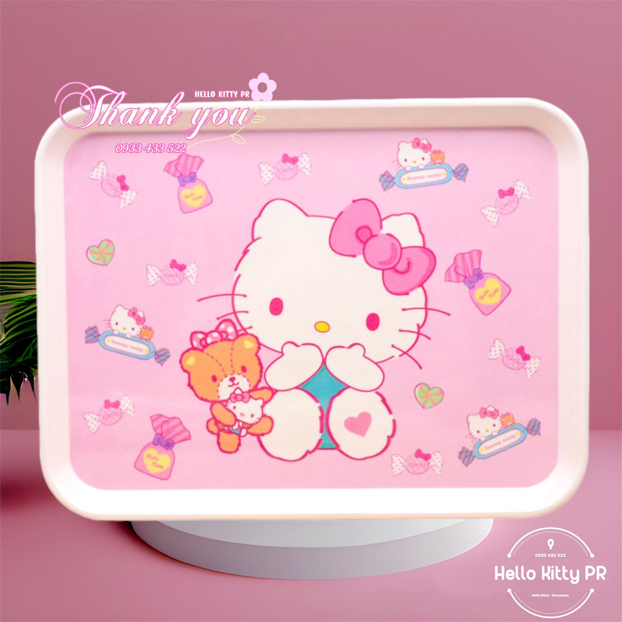 Mâm khay dĩa HelloKitty Doremon Doraemon