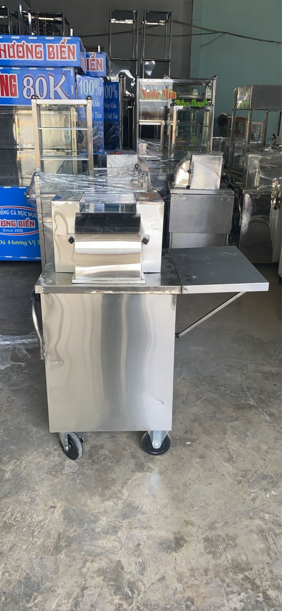 Máy ép mía nữa bàn siêu nhỏ gọn cơ khí Tân Ngọc Châu 0937272899