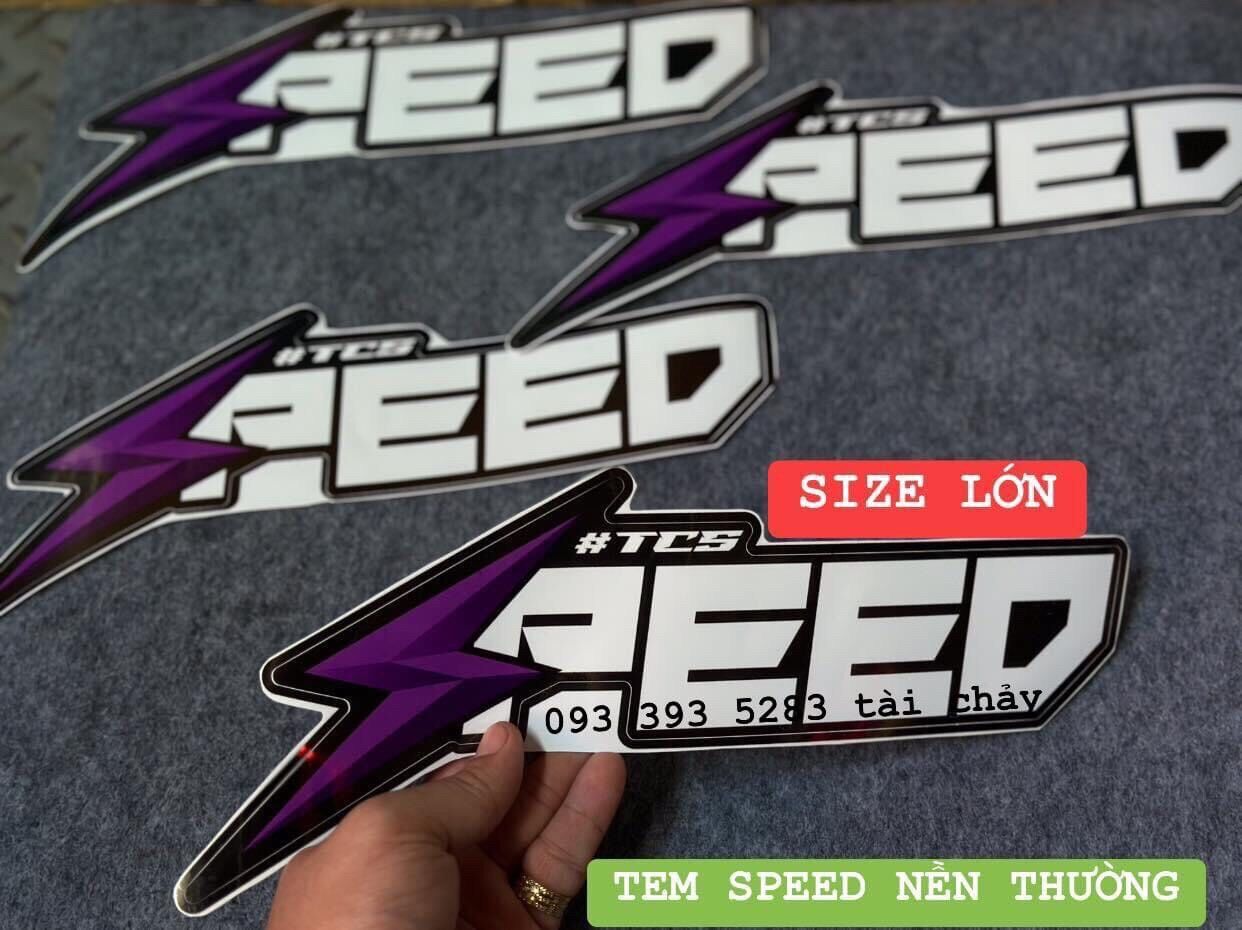 Size lớn tem speed nền thường dán ốp sườn