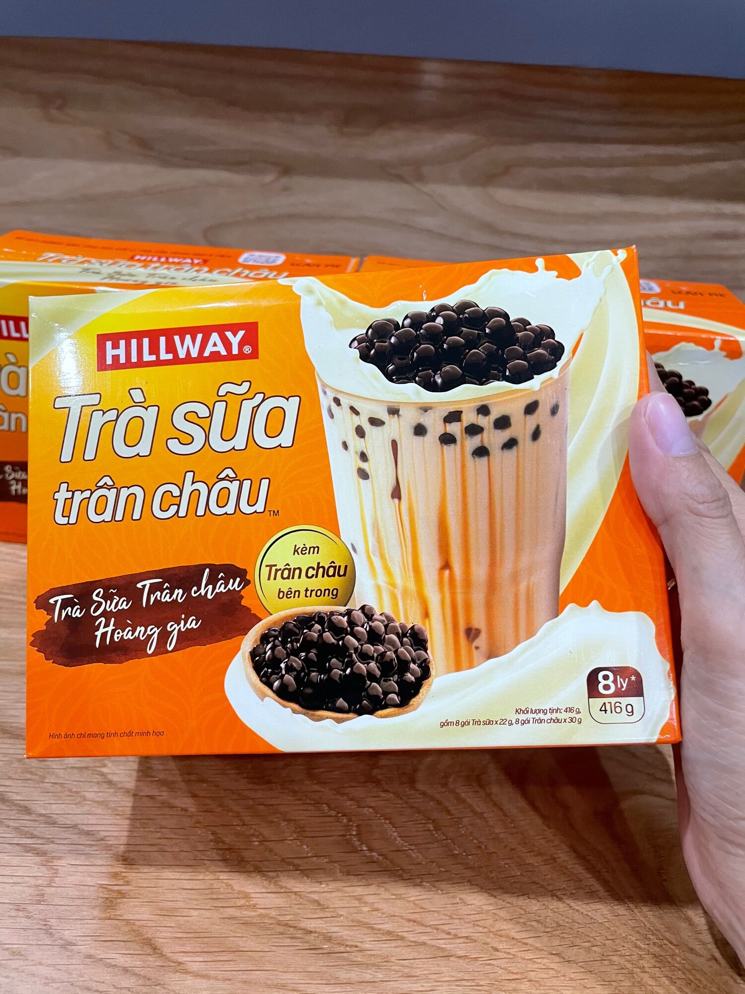 Trà sữa trân châu hillway 8ly 416g