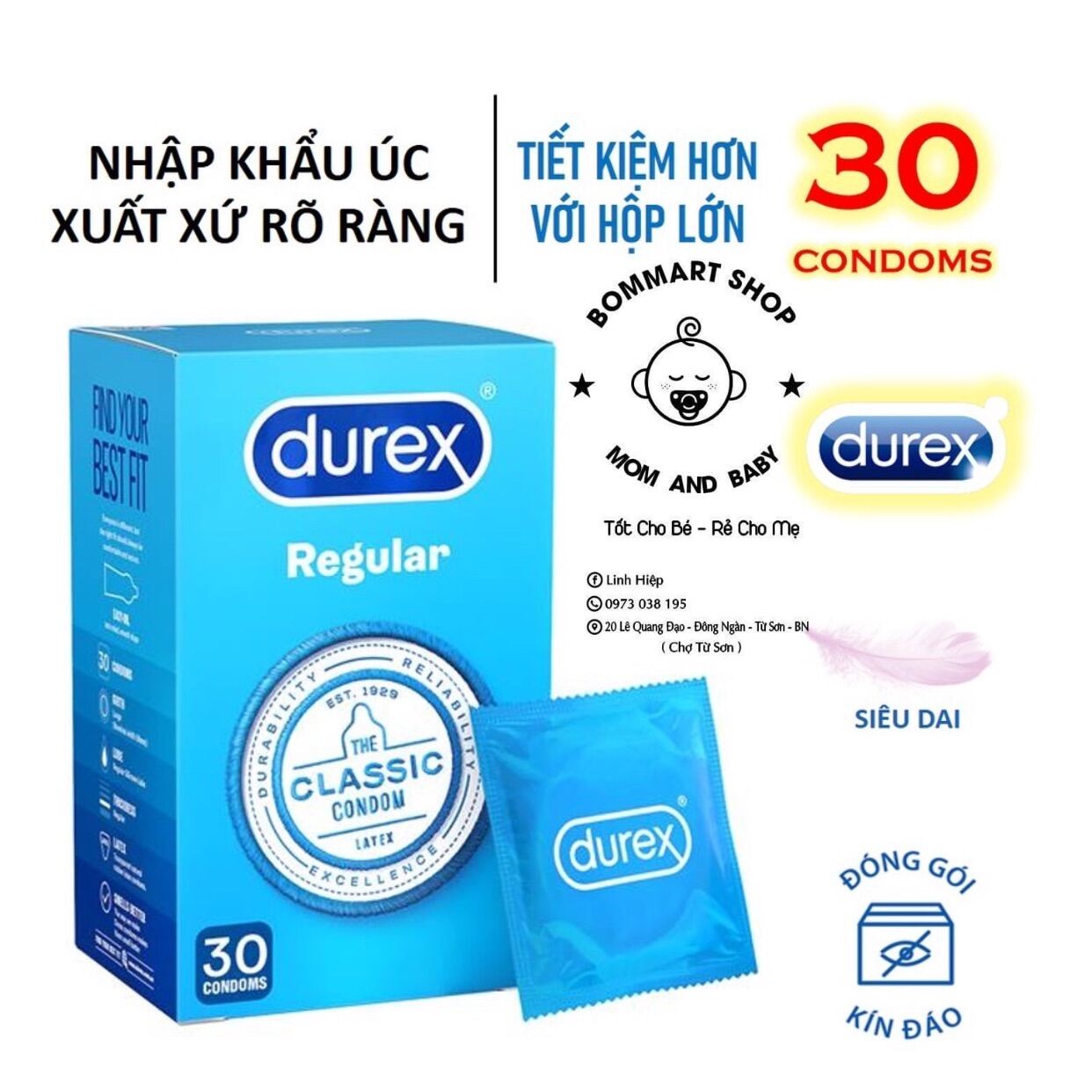 Ba Con Sói Úc Regular Hộp 30 Cái