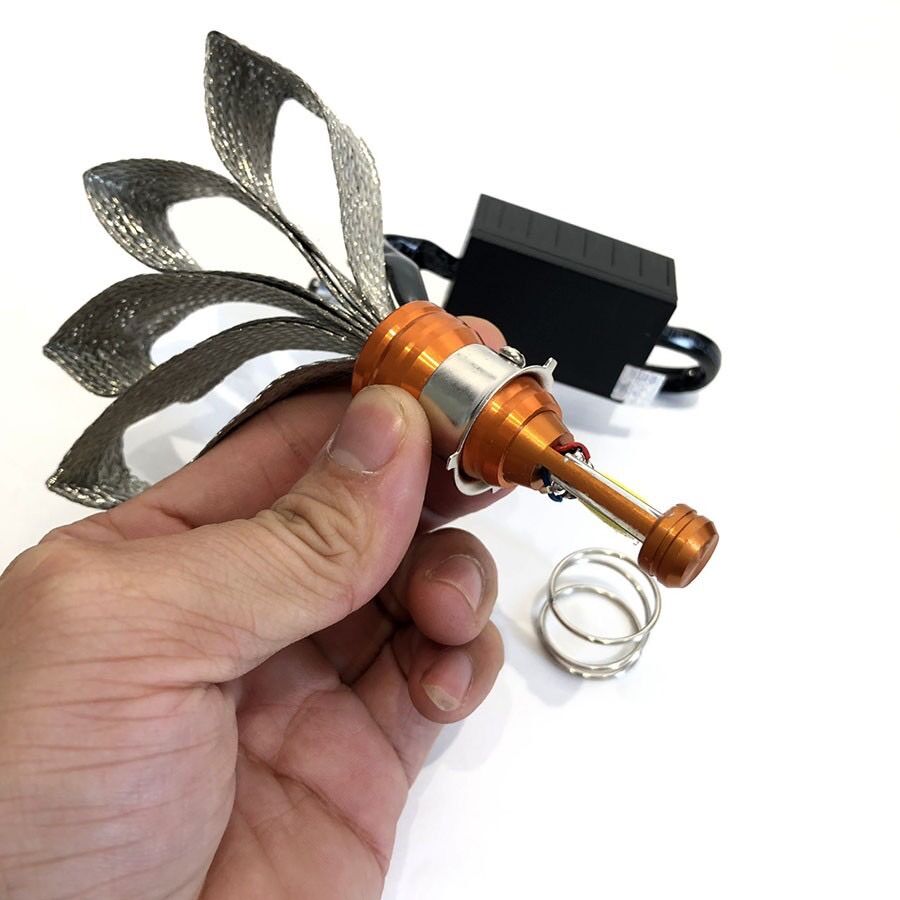 [HCM]Đèn Pha Led 2 Tim M5 Ánh Sáng Vàng, Trắng [ 1 Chiếc ]