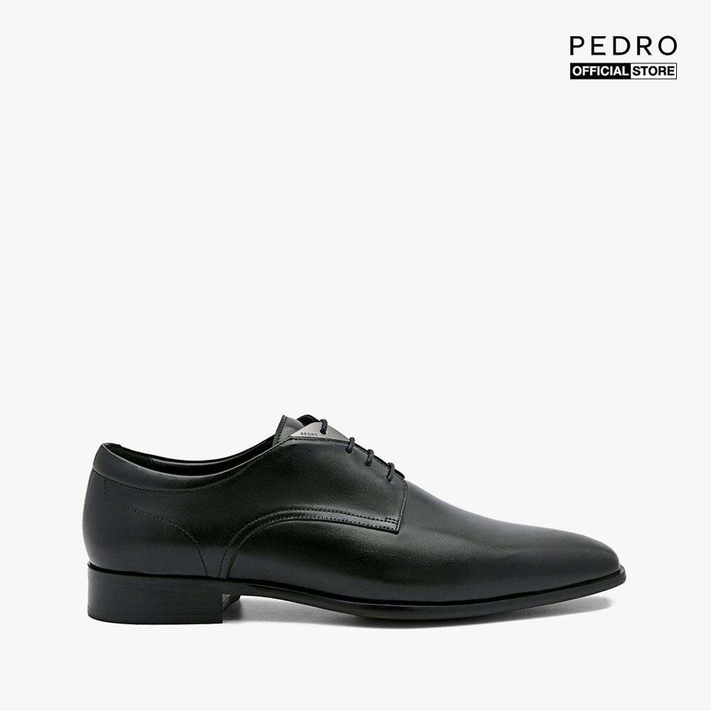 PEDRO - Giày tây nam mũi nhọn thanh lịch Leather Derby PM1-46380067-01