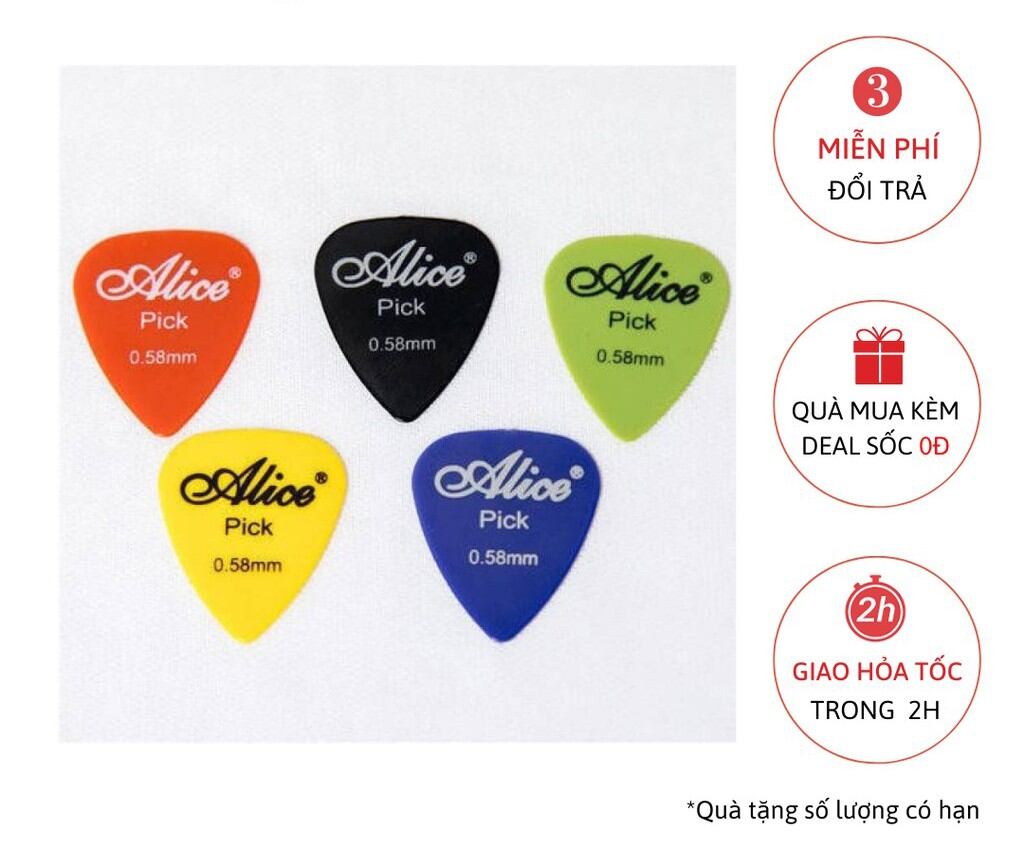 5 cái pick gảy đàn guitar