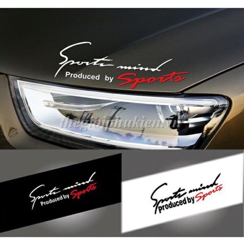 Decal trang trí nắp capo