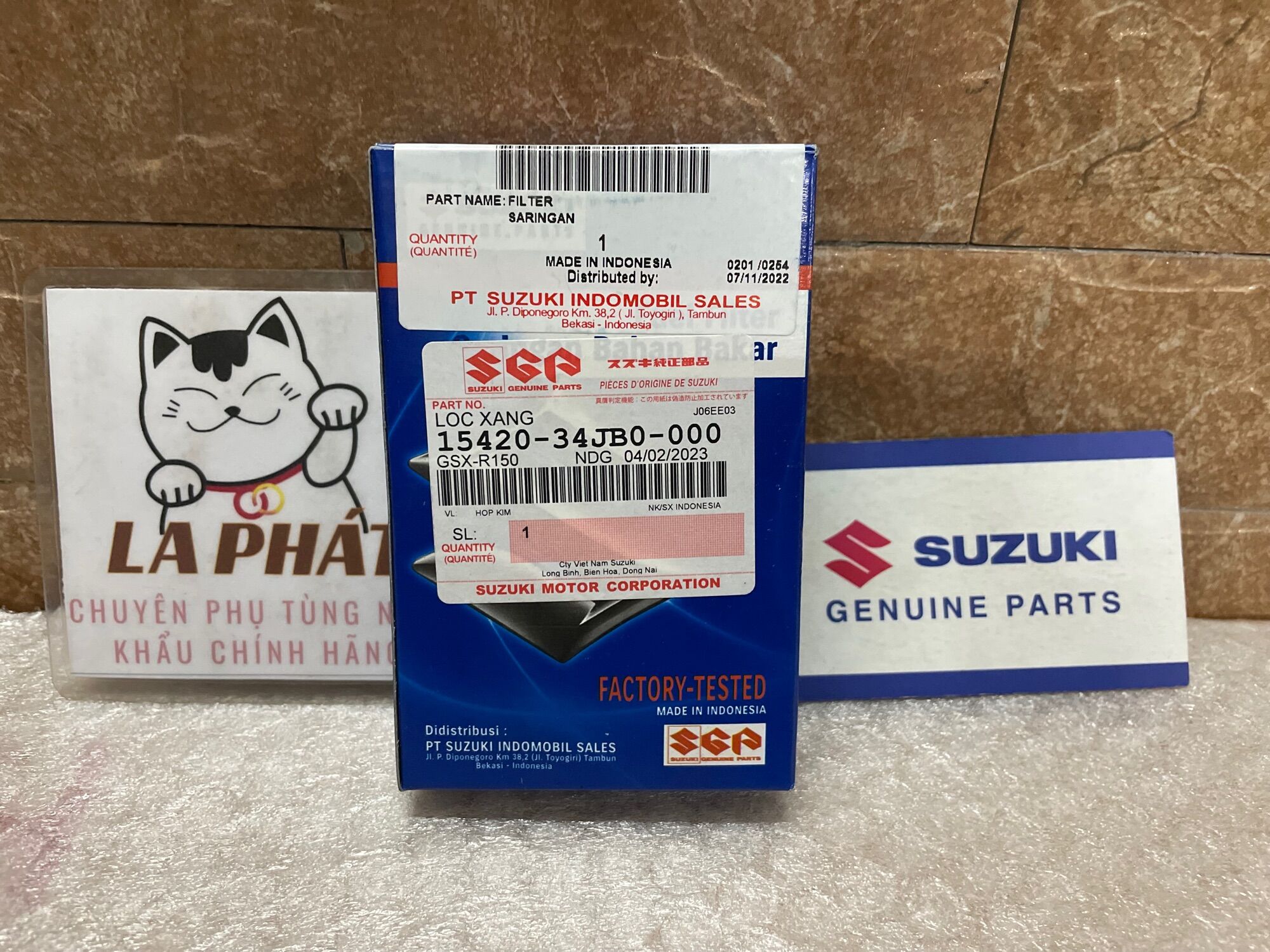 Lọc xăng gsx/ bandit / lọc xăng chính hãng indo