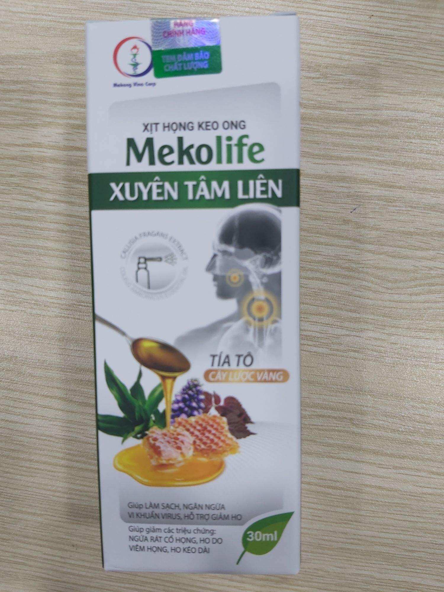 Xịt họng xuyên tâm liên