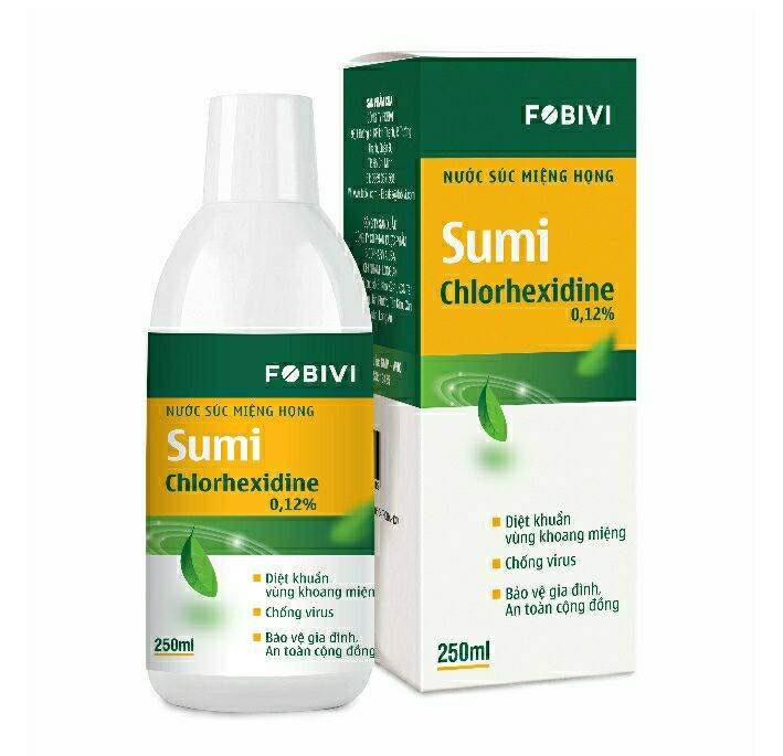 [Hcm]Combo 5C Nước Súc Sát Khuẩn Miệng Họng Sumi Clorhexidine 012%(250Ml/C)Nên Dùng Cho Mùa Dịch