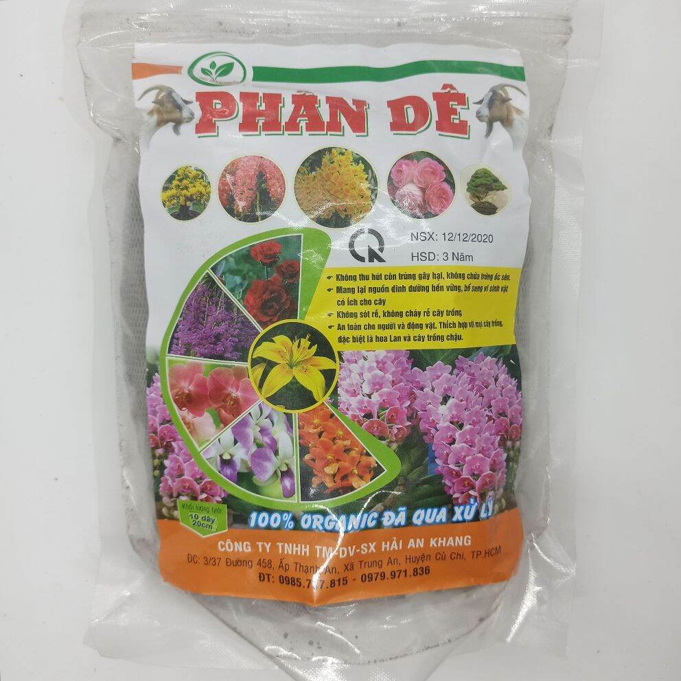 Phân dê túi lưới dài hơn 20cm có 8 túi