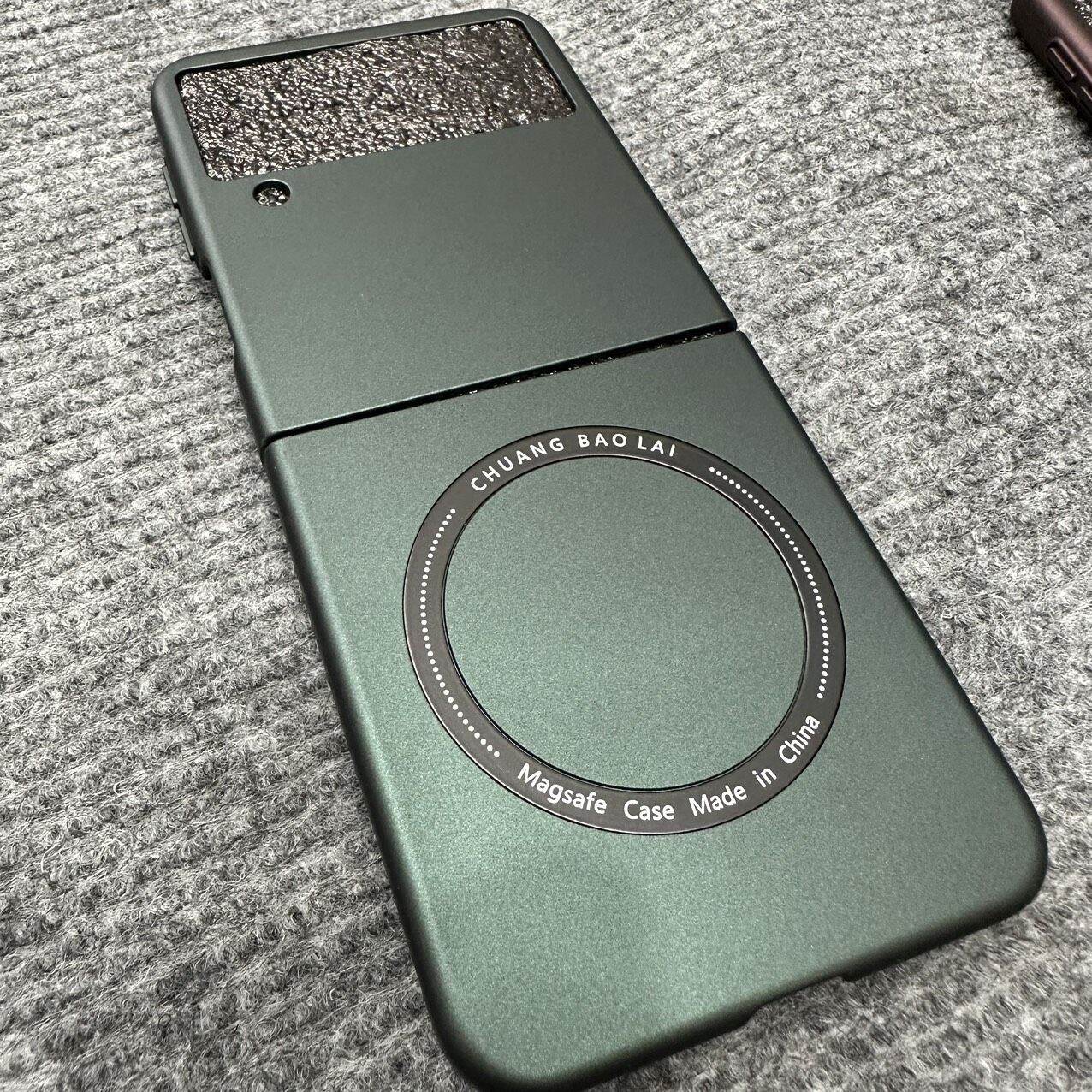 Case ốp lưng Samsung Z flip 3 / Zflip 3 / Z flip 4 / Zflip 4 mỏng gọn ôm máy vòng magsafe hỗ trợ sạc không dây