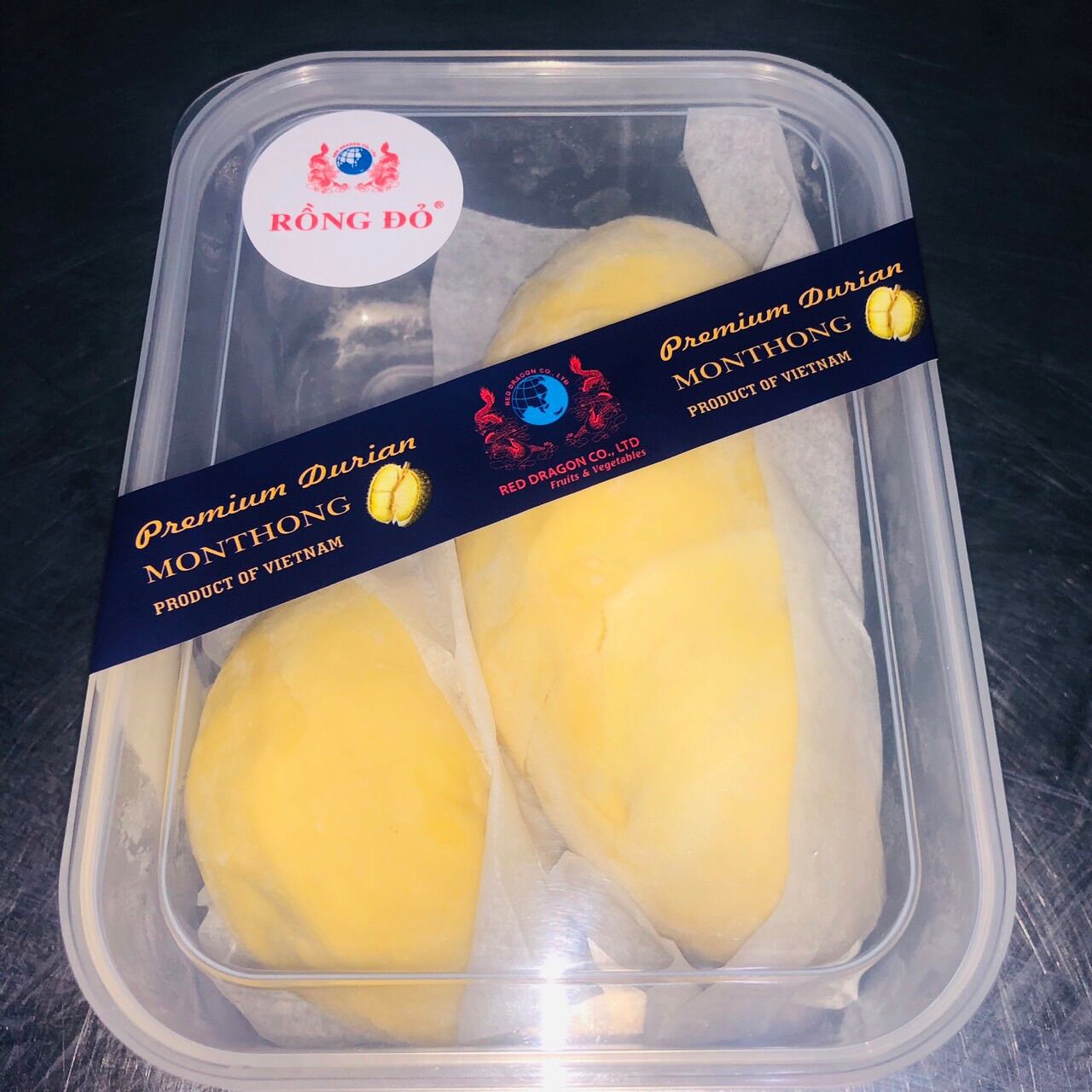 HCM - Sầu riêng RỒNG ĐỎ - Múi sầu riêng monthong đông lạnh 500g chuẩn xuất khẩu sang Nhật Bản.