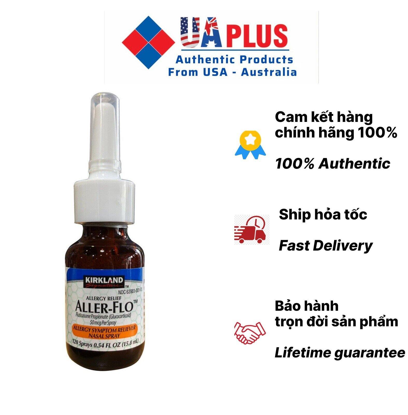 Xịt xoang Kirkland Aller-Flo Allergy Relief Nasal Spray Hay Fever Fluticasone