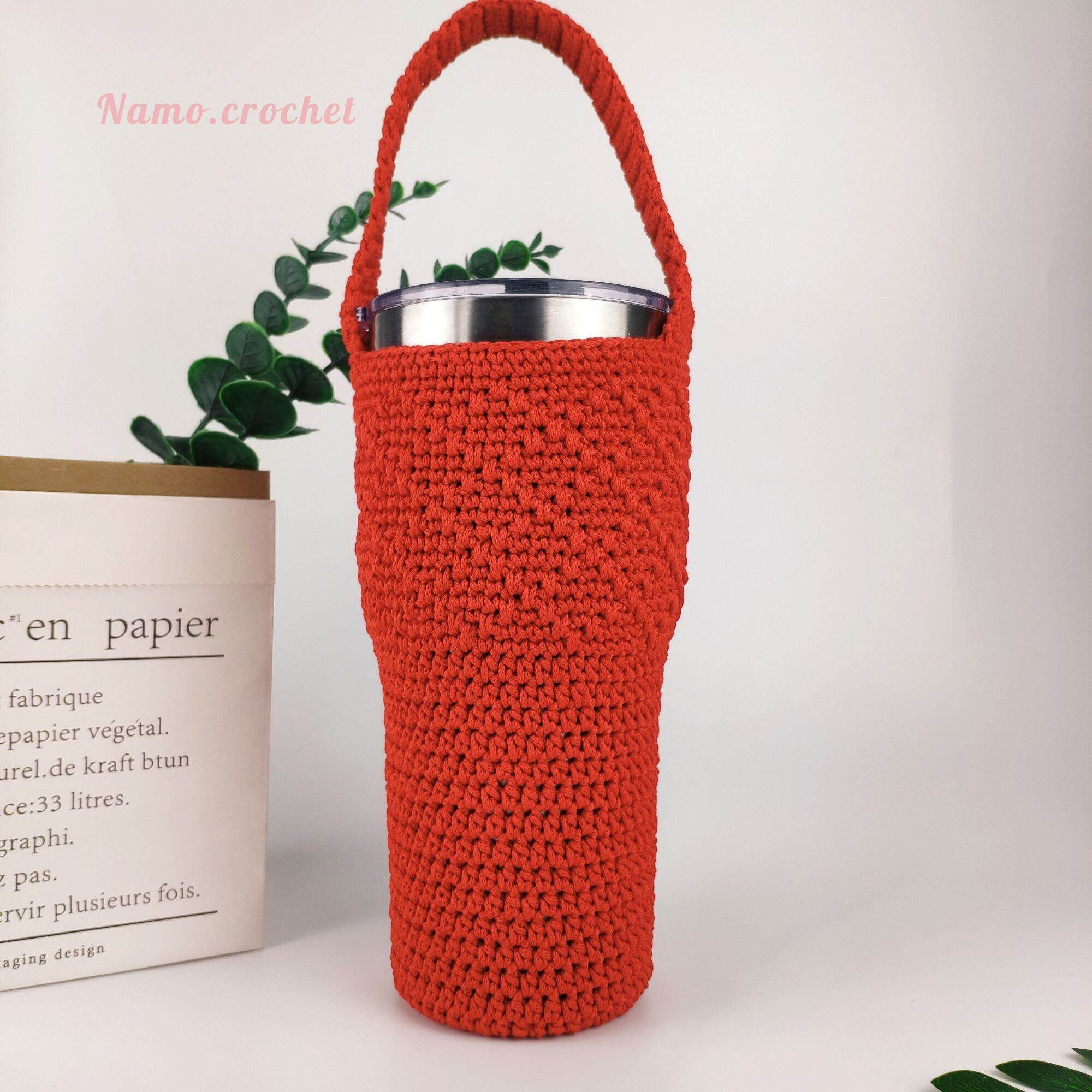 Túi để ly giữ nhiệt handmade