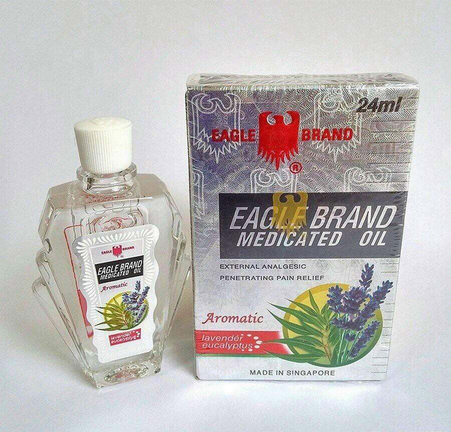 Dầu gió con ó nước trắng Lavender Singapore  ♨ 2 nắp