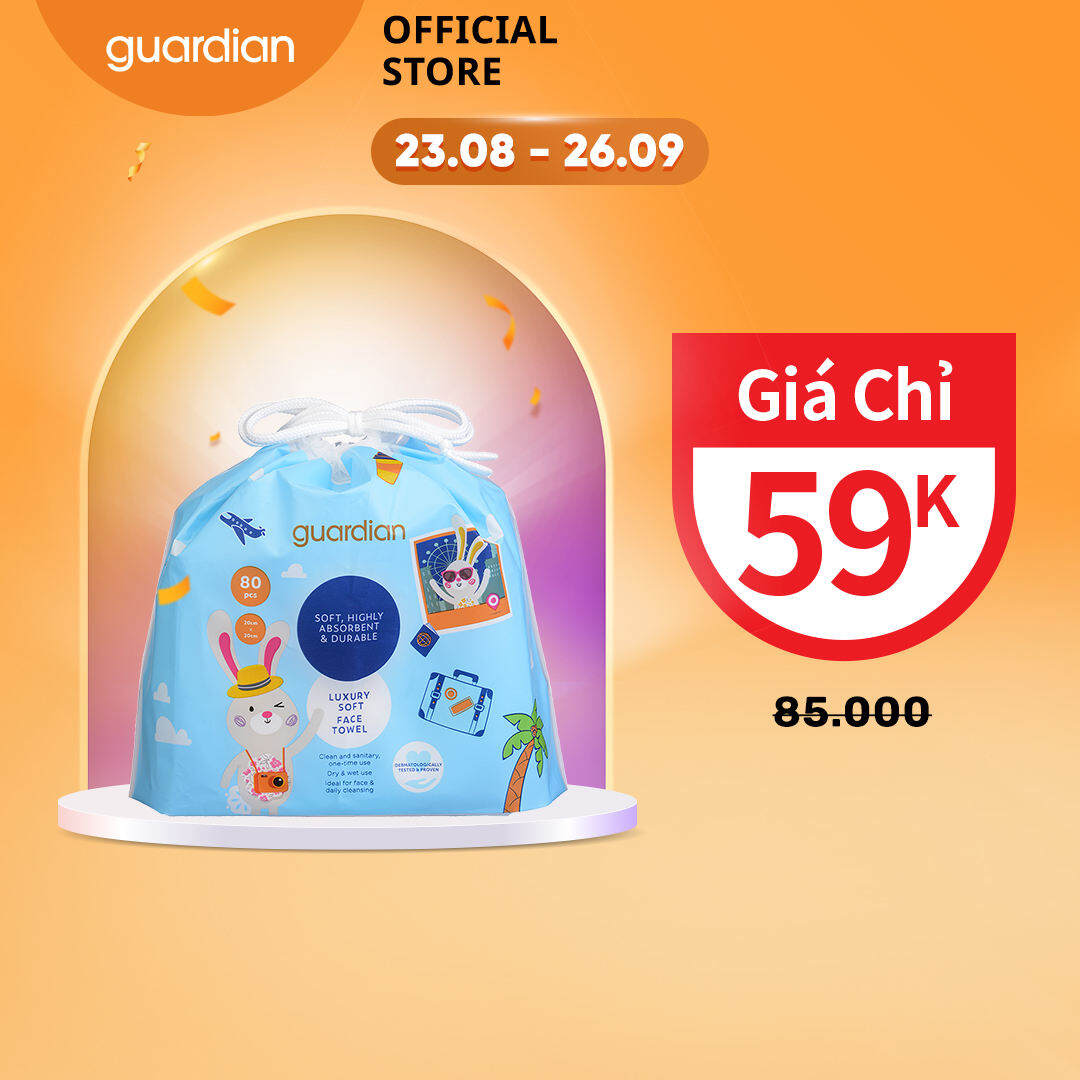 Khăn Lau Mặt Khô Đa Năng Guardian Face Towel 80 Tờ