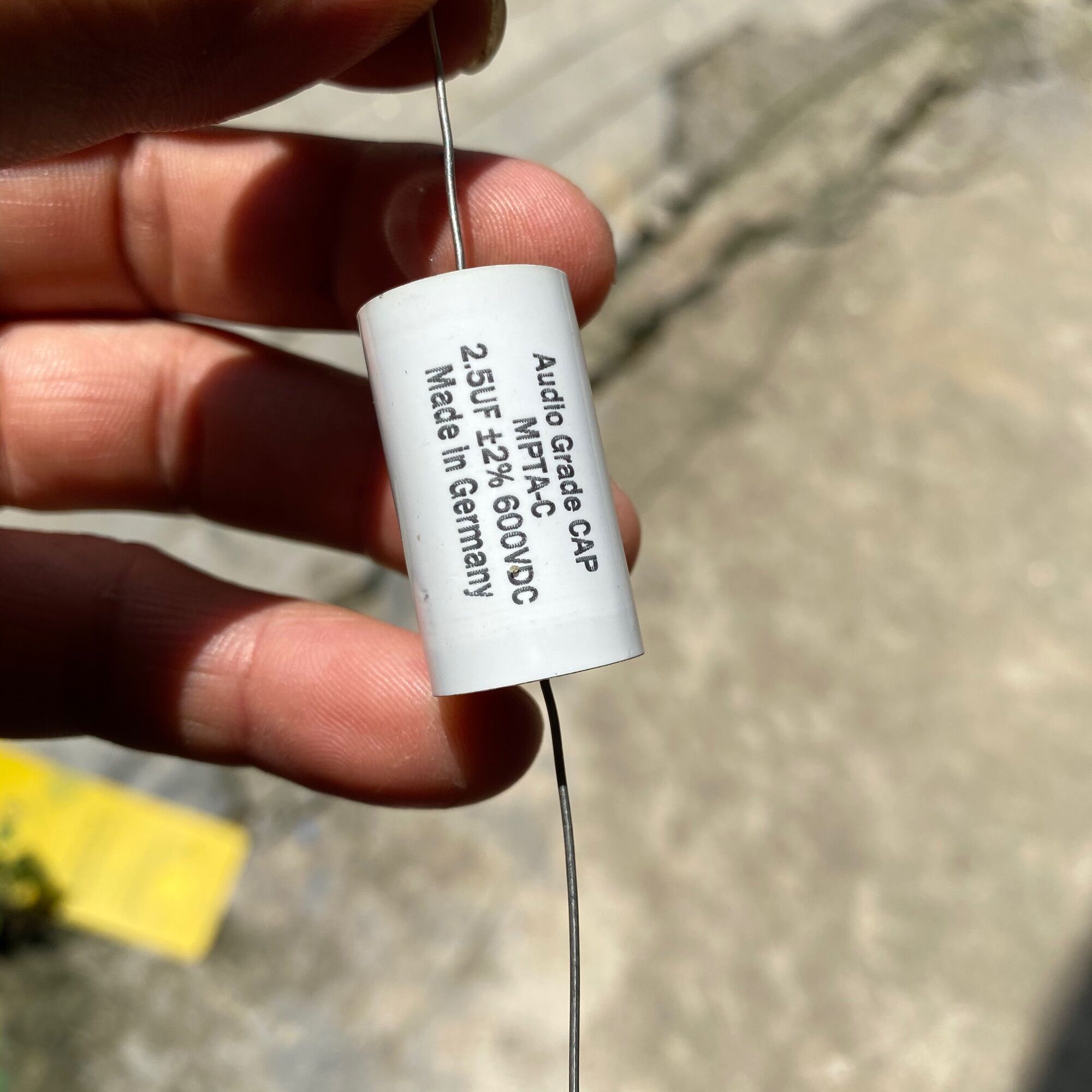 Tụ loa treble 2.5uf /600vdc Audio Grade Cap