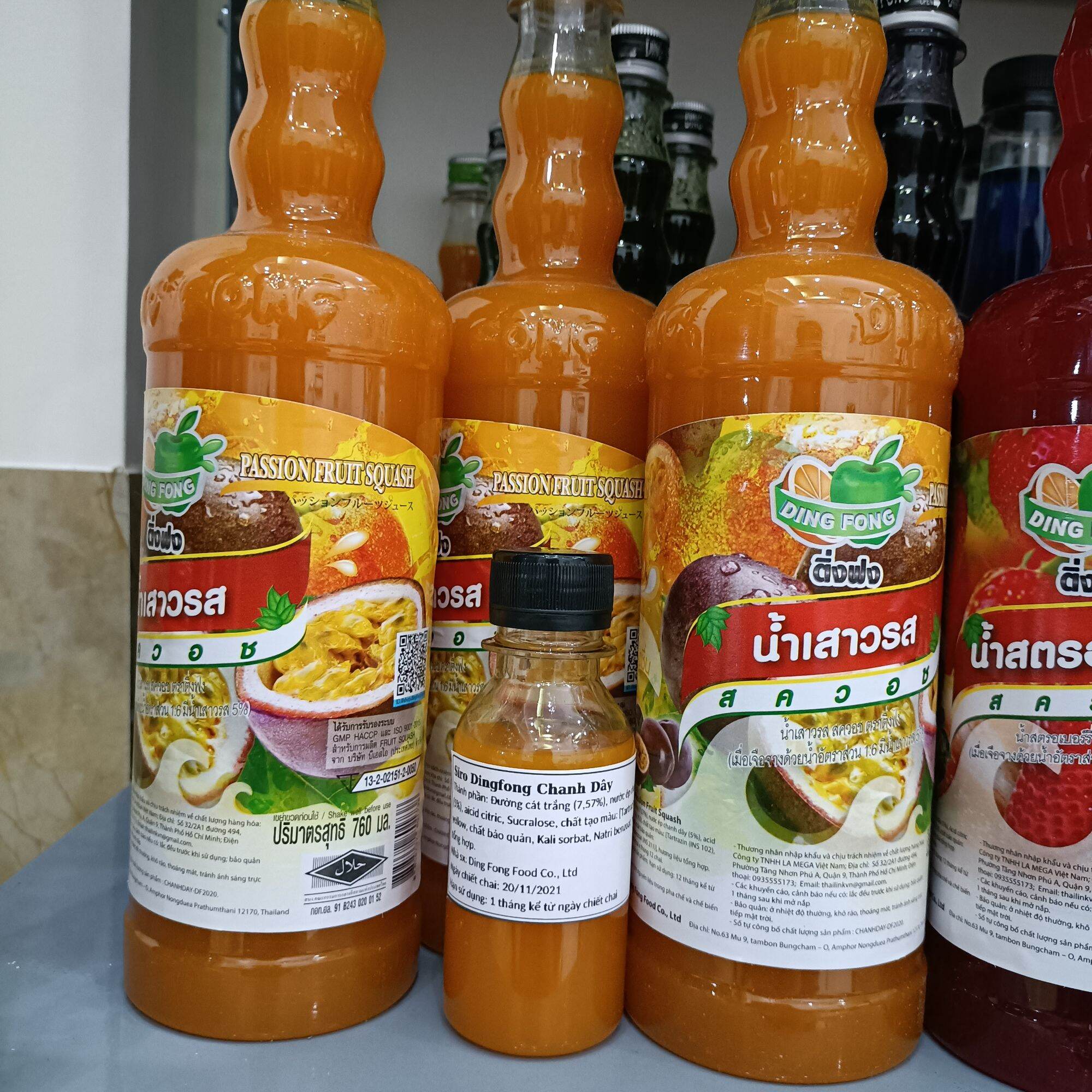 Siro Dingfong chai chiết 200ml