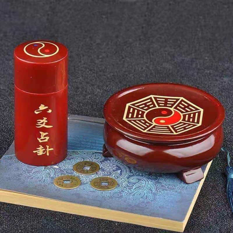 Đài Lục Hào gieo quẻ âm dương cỡ đại 11cm