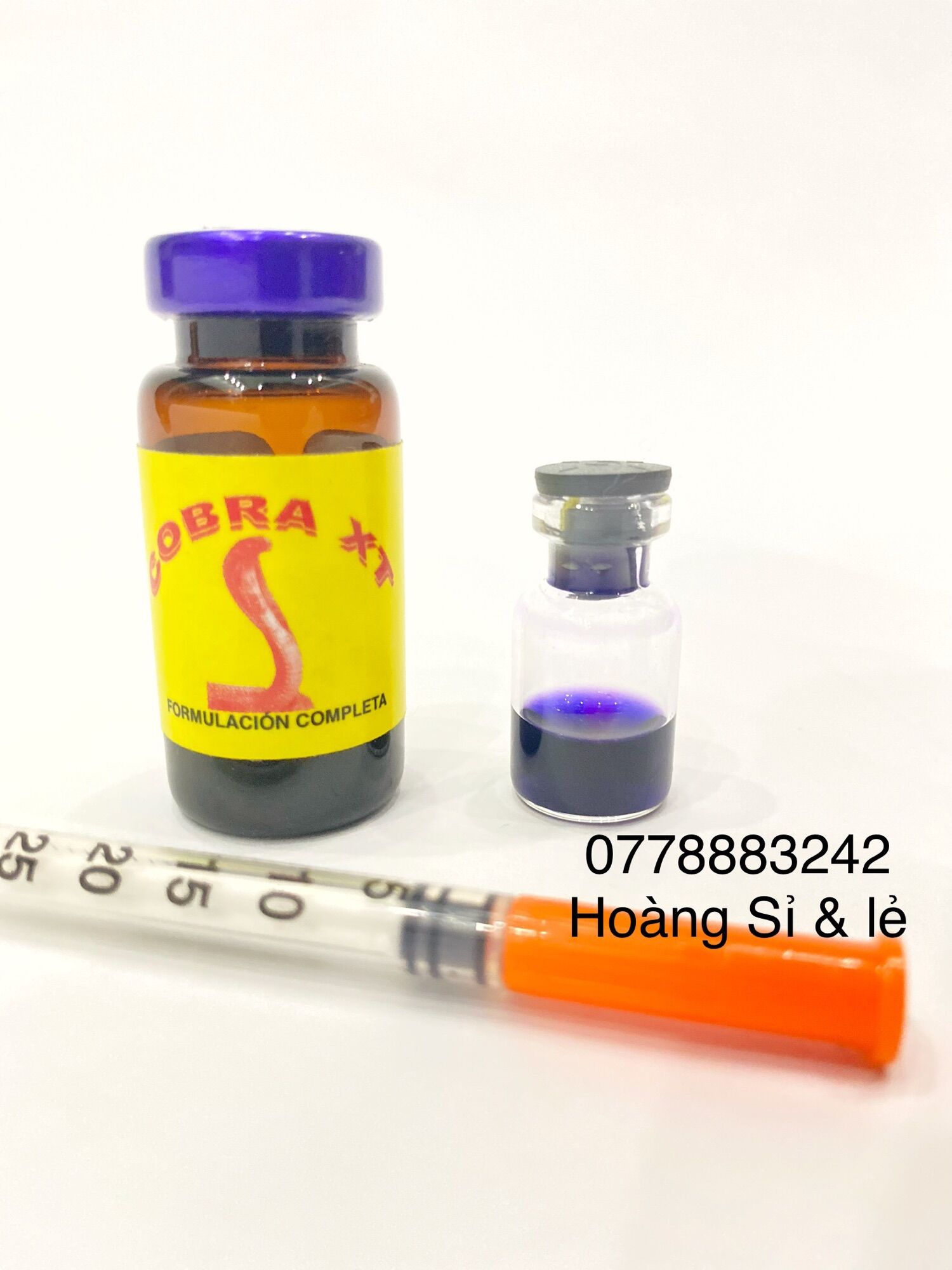 Cobra XT dành cho gà đá, tăng bo, lì đòn, 1ml.