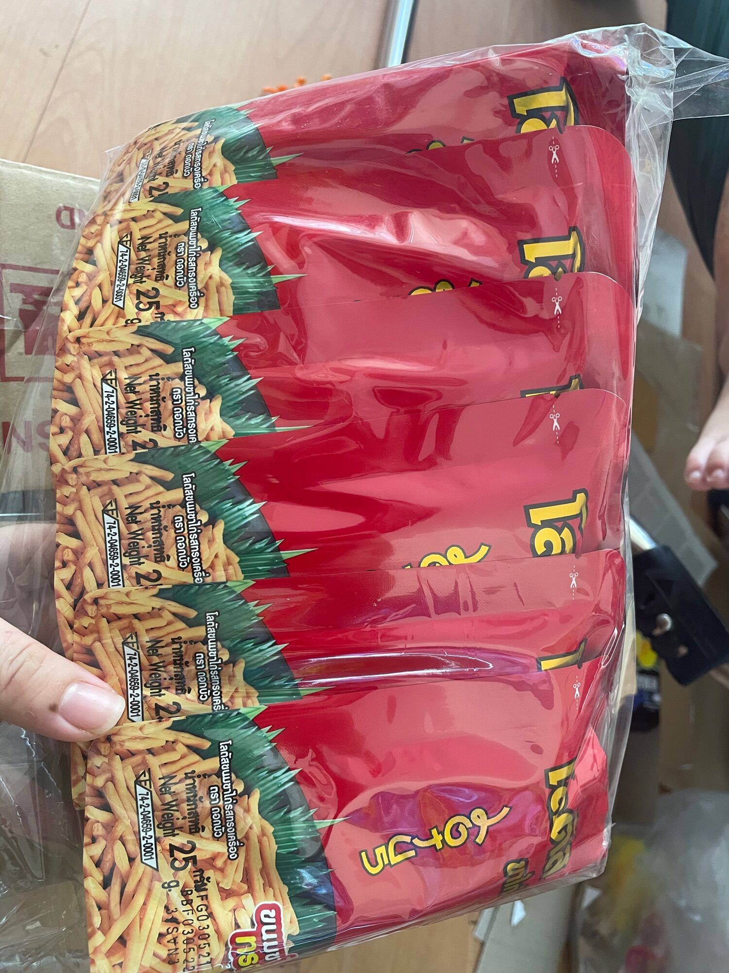 Set 05 Gói Snack Que Cọng Thái 25g