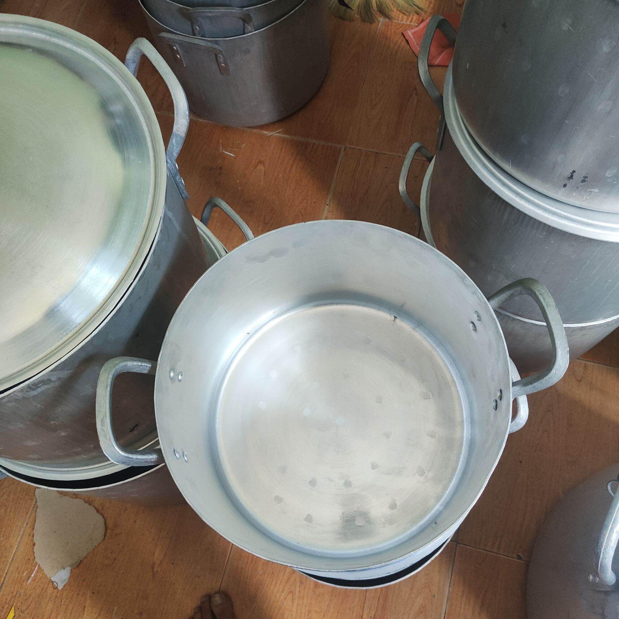 NỒI NHÔM GÒ ( 30 lít, 36lit,40 lít ,50 lít) rất dầy