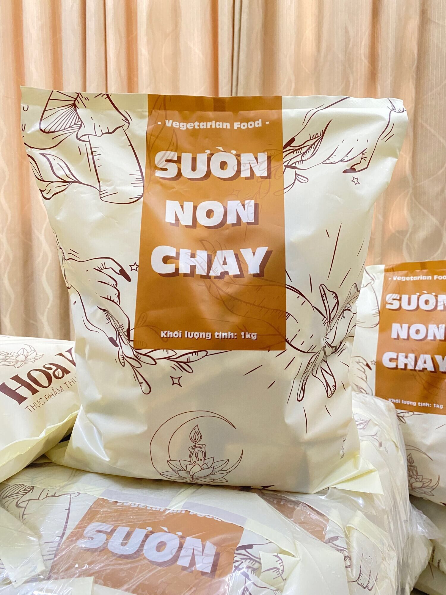 Combo 2 bịch ==> Sườn non Chay Hoa Y loại bịch 1kg ( chính hãng )