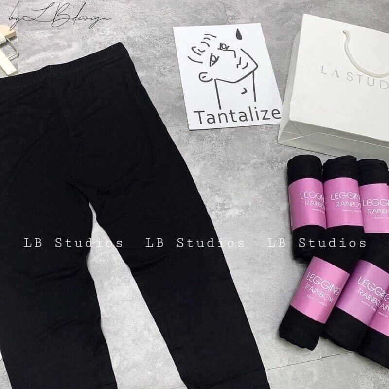 Quần legging dài rainbow cạp cao nâng mông siêu hot