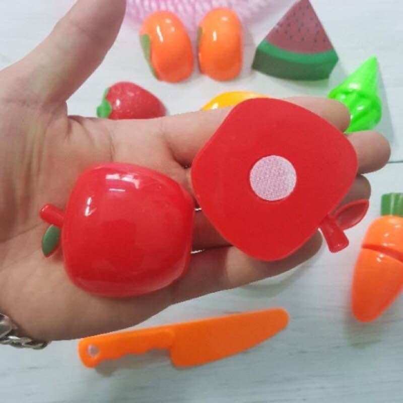 Bộ Rổ Cắt Hoa Quả Nhựa Cho Bé