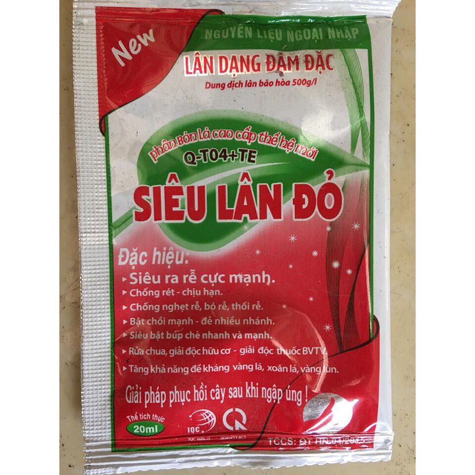 Phân bón Siêu lân đỏ