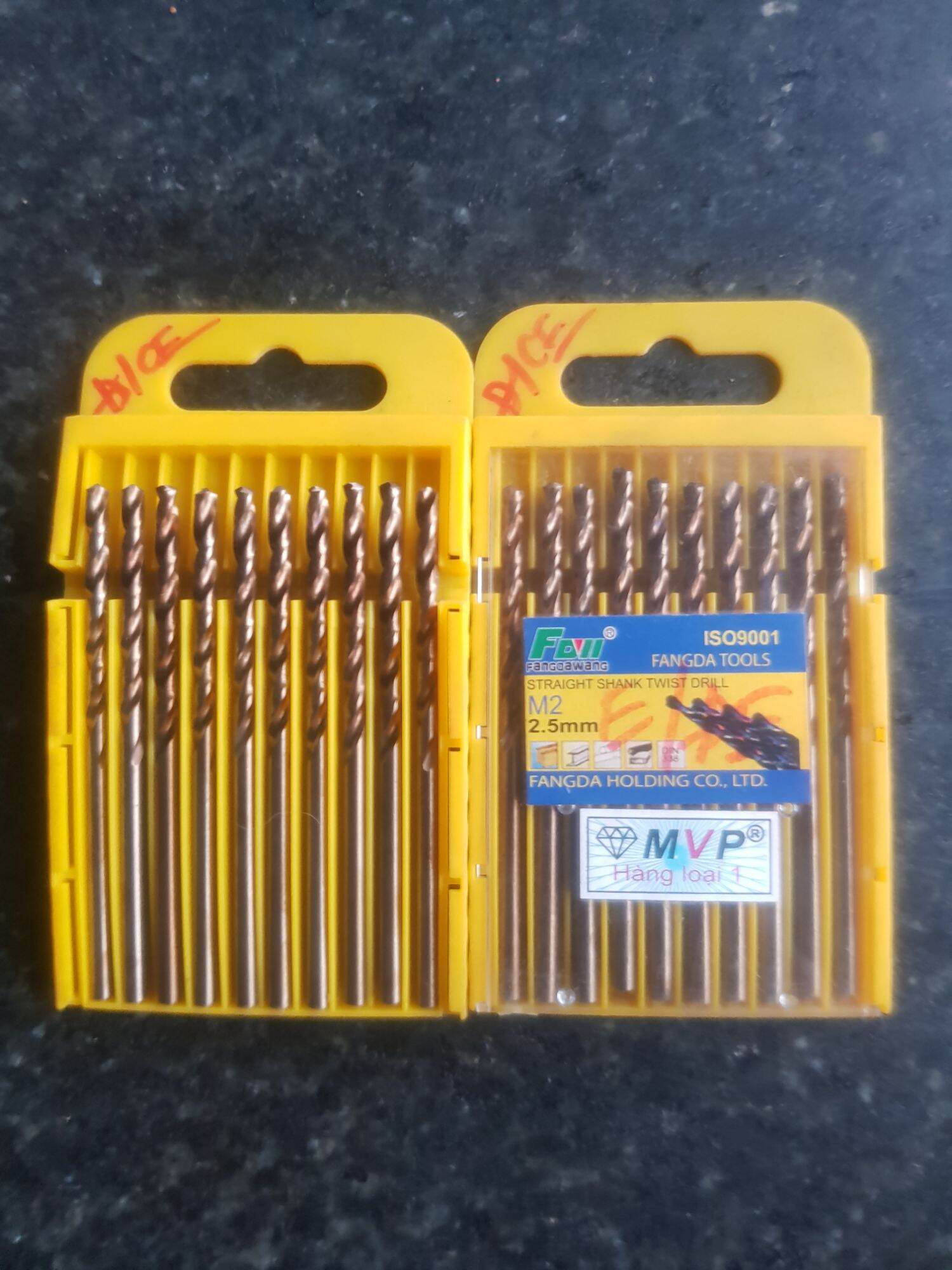 Mũi khoan Sắt, thép, Inox, gỗ ..... FAVI 2.5mm-12mm