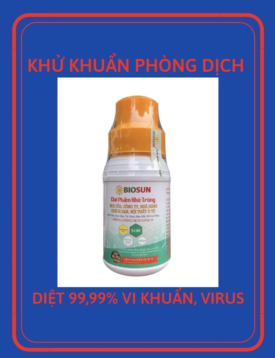 Chế Phẩm Khử Trùng Sinh Học Bio Sun - An Toàn cho Gia Đình, Công Ty